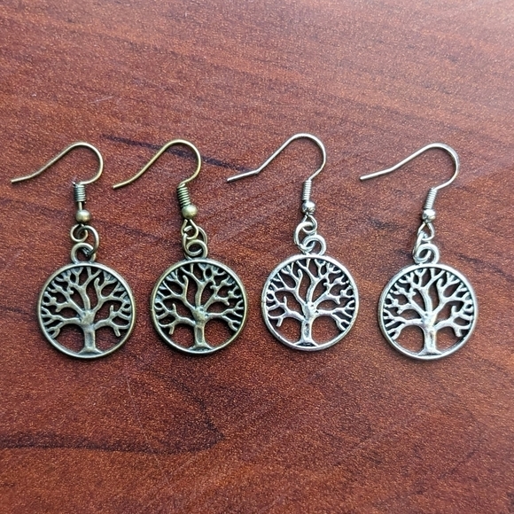Jewelry - Handmade Tree of Life Earrings
